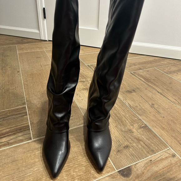 Modatope Knee high boots women fold over - Picture 4 of 6